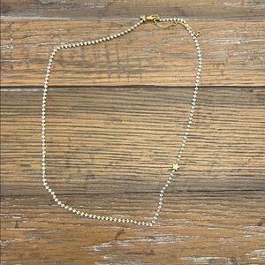 Madewell beaded gold chain Necklace